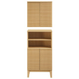 Vera Bathroom Cabinet Set in Oak