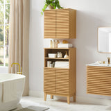 Vera Bathroom Cabinet Set in Oak