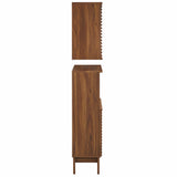 Vera Bathroom Cabinet Set in Walnut