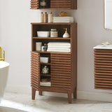 Vera Bathroom Cabinet Set in Walnut