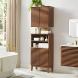 Vera Bathroom Cabinet Set in Walnut