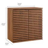 Vera Bathroom Cabinet Set in Walnut
