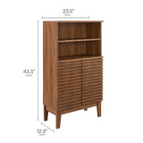 Vera Bathroom Cabinet Set in Walnut