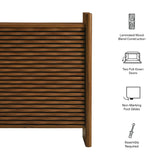 Sol Wave Shoe Cabinet in Walnut