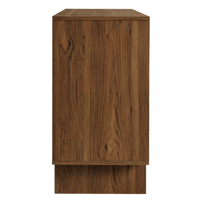 Owen 59 Inch 4 Door Geometric Sideboard by Furniture For America