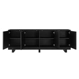 Segovia 71 Inch TV Stand in Black