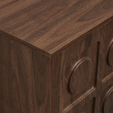 Segovia 71 Inch TV Stand in Walnut