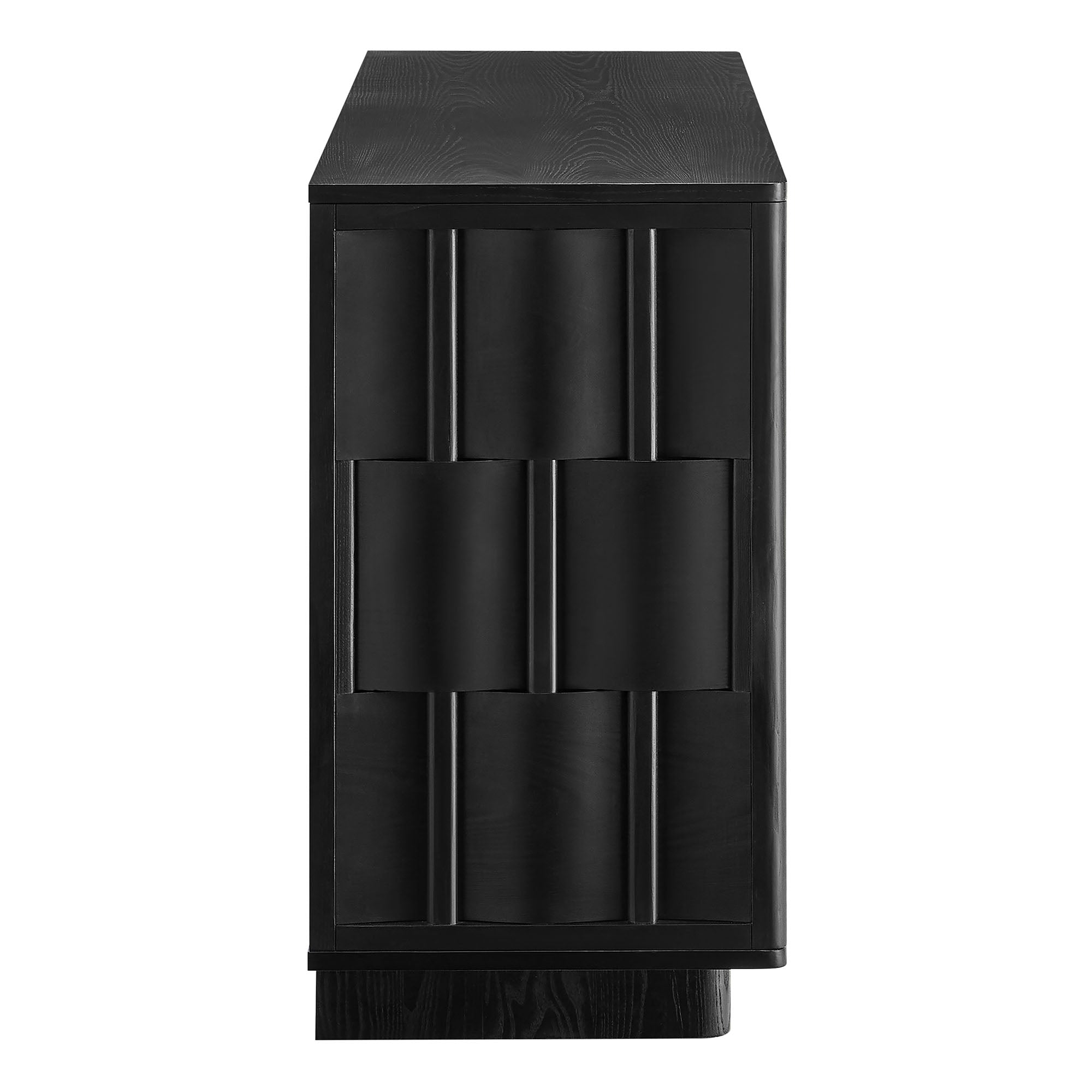 Foundry 71" Woven Design Buffet Storage Cabinet by Furniture for America