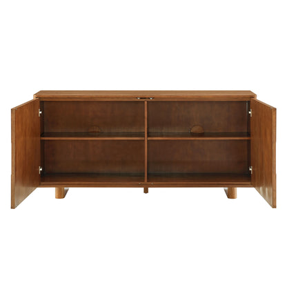 Foundry 71" Woven Design Buffet Storage Cabinet by Furniture for America