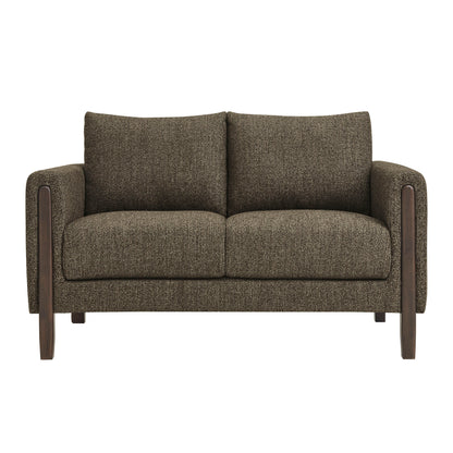 Hawken Boucle Fabric Loveseat by Furniture for America