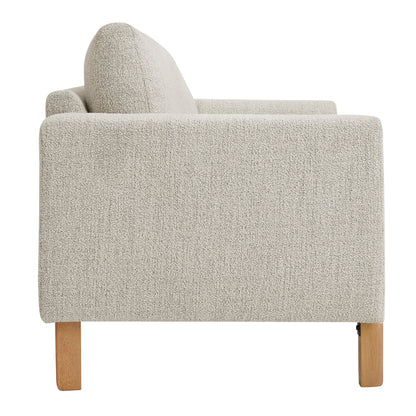 Hawken Boucle Fabric Loveseat by Furniture for America
