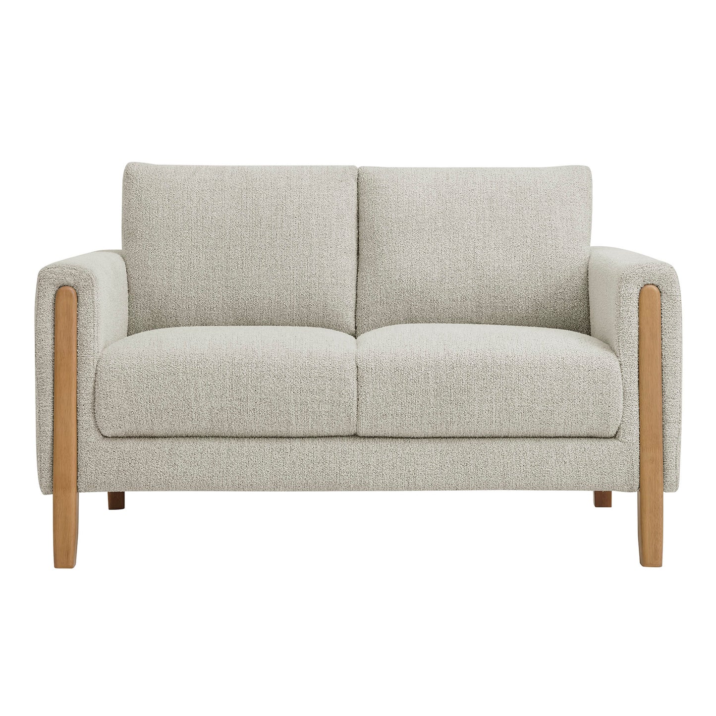 Hawken Boucle Fabric Loveseat by Furniture for America