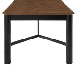 Noemie 110" Rectangle Dining Table in Walnut