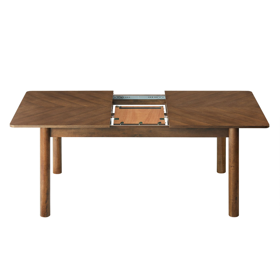 Maize Extendable Dining Table in Walnut