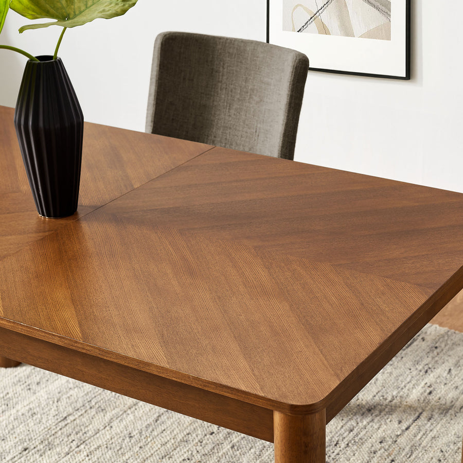Maize Extendable Dining Table in Walnut