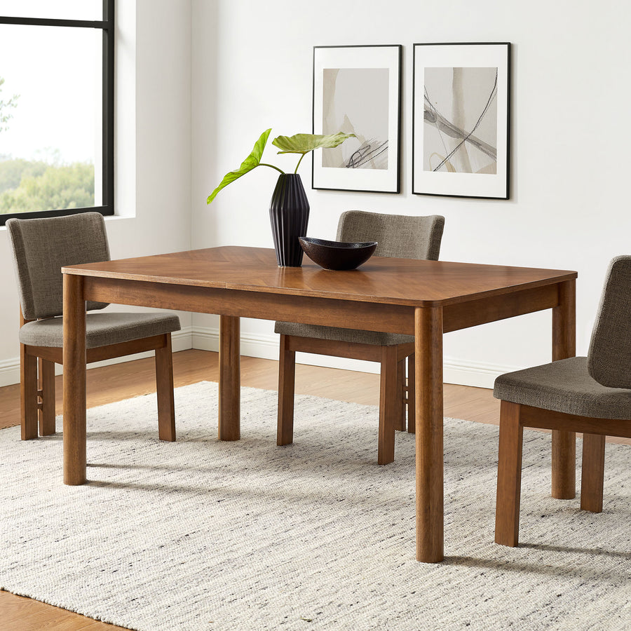 Maize Extendable Dining Table in Walnut