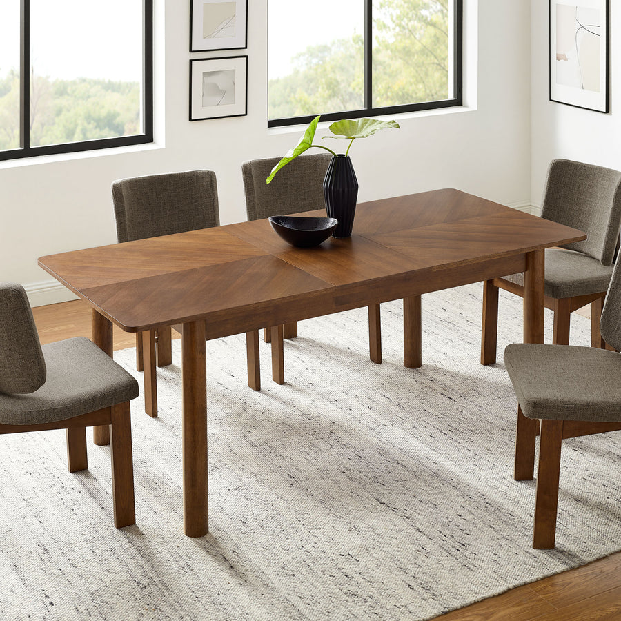 Maize Extendable Dining Table in Walnut