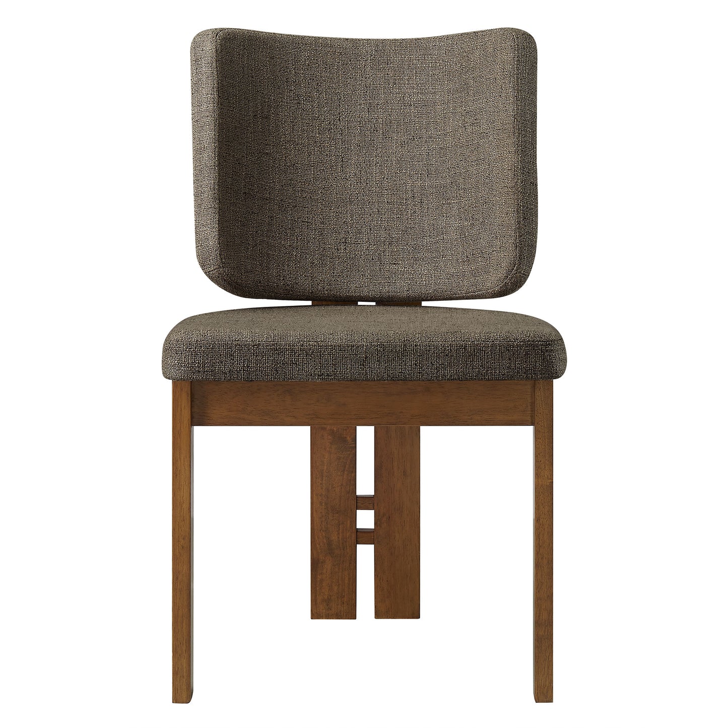 Alba Armless Upholstered Dining Chairs Set Of 2 by Furniture for America