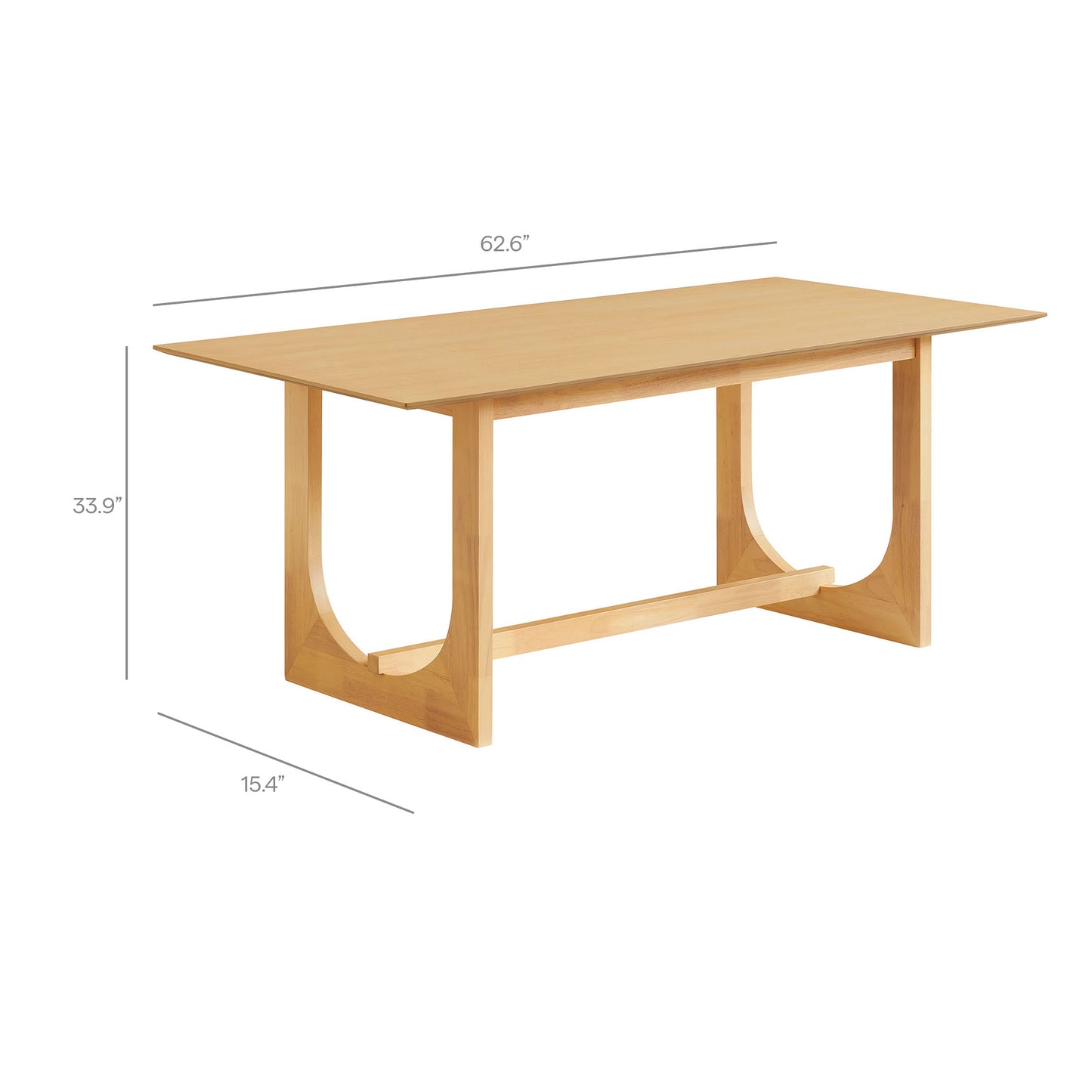 Ashcroft 69" Rectangular Dining Table by Furniture for America
