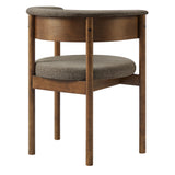 Anya Curved Upholstered Dining Chairs Set Of 2 in Taupe