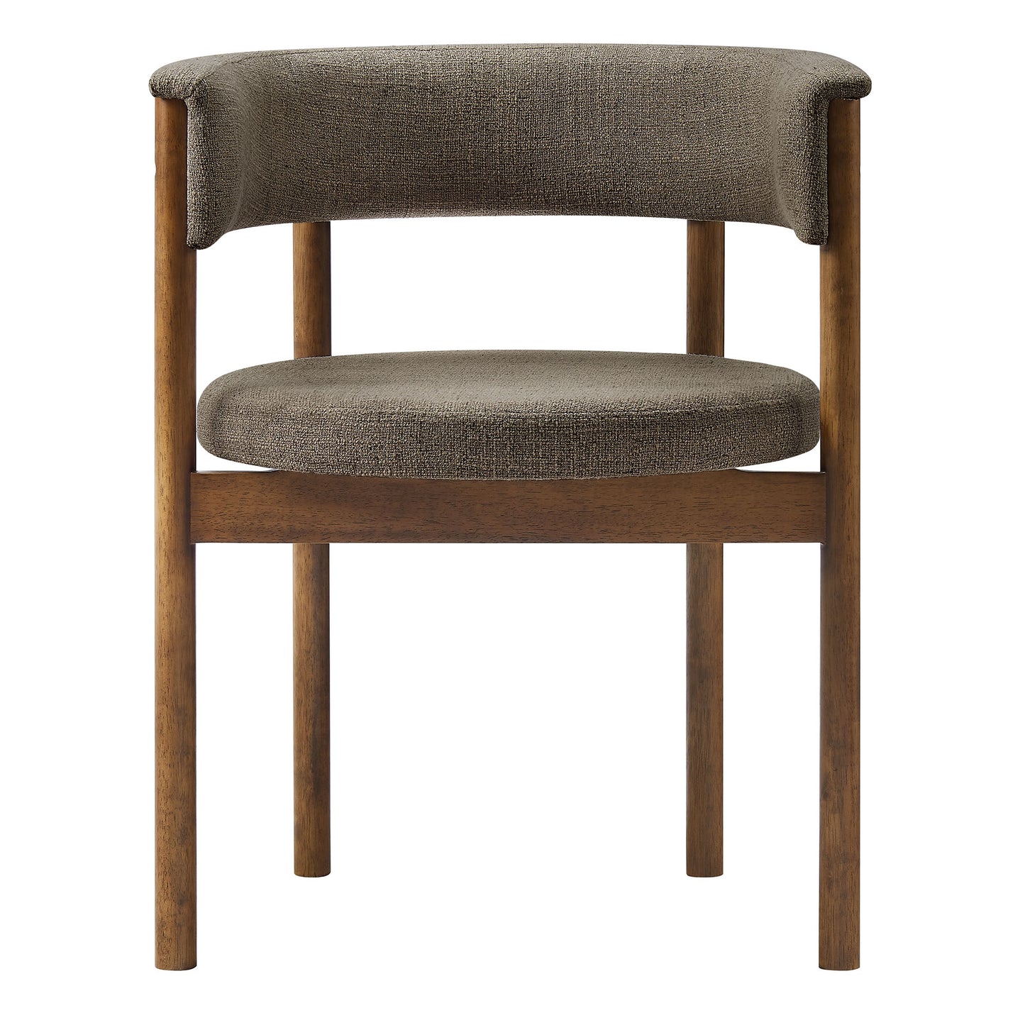 Clea Curved Upholstered Dining Chairs Set Of 2 by Furniture for America