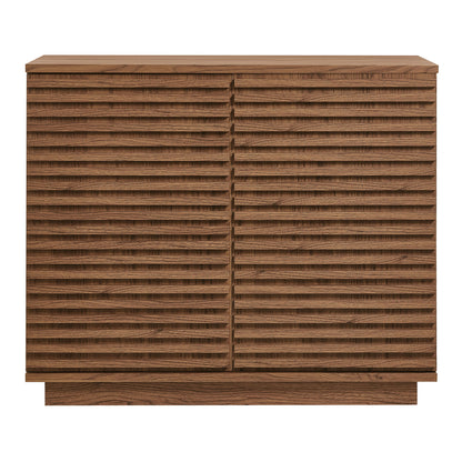 Render 2-Door Fluted Accent Cabinet by Furniture for America