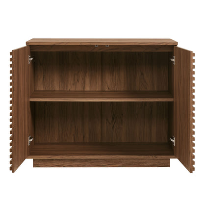 Render 2-Door Fluted Accent Cabinet by Furniture for America