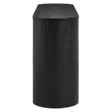 Laurel 62 Inch Oval Sideboard in Black