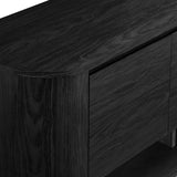 Laurel 62 Inch Oval Sideboard in Black