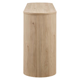 Laurel 62 Inch Oval Sideboard in Light Oak