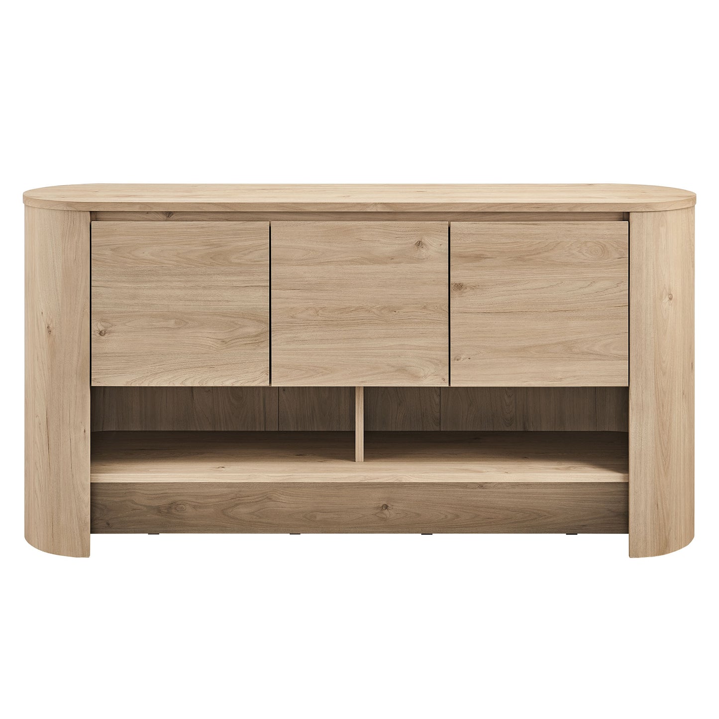 Duval 62 Inch Oval Sideboard by Furniture for America