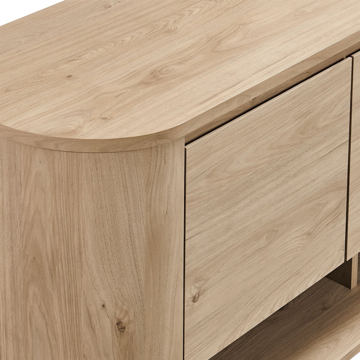 Duval 62 Inch Oval Sideboard by Furniture for America