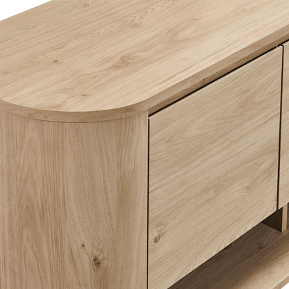 Duval 62 Inch Oval Sideboard by Furniture for America
