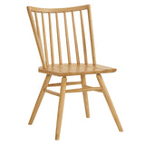 Wynne Spindle Back Dining Side Chairs Set of 2 in Ash