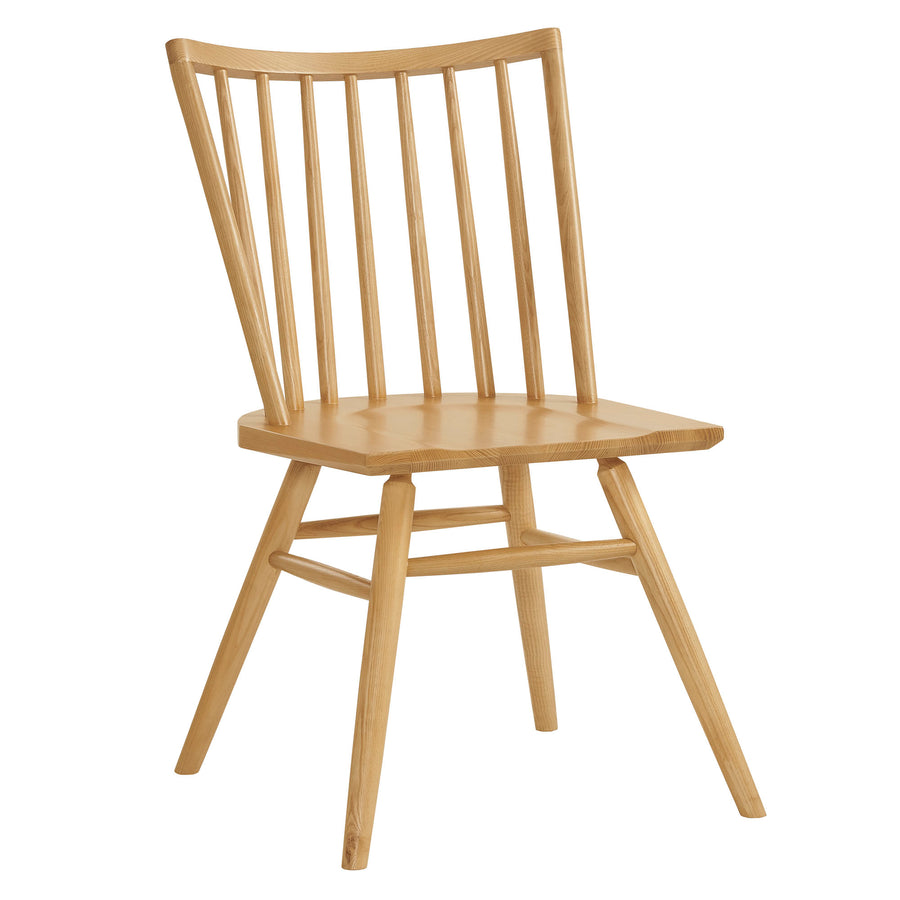 Wynne Spindle Back Dining Side Chairs Set of 2 in Ash