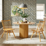 Wynne Spindle Back Dining Side Chairs Set of 2 in Ash