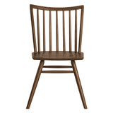 Wynne Spindle Back Dining Side Chairs Set of 2 in Walnut