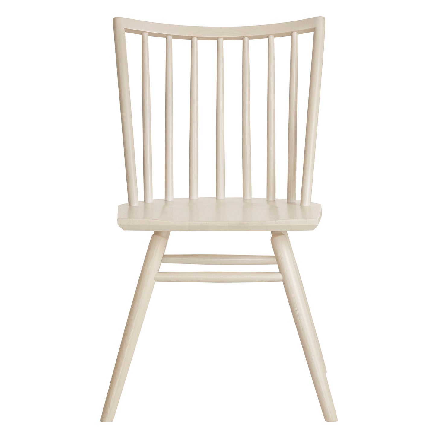 Wynne Spindle Back Dining Side Chairs Set of 2 in White Wash
