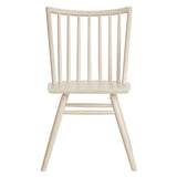 Wynne Spindle Back Dining Side Chairs Set of 2 in White Wash
