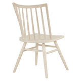 Wynne Spindle Back Dining Side Chairs Set of 2 in White Wash