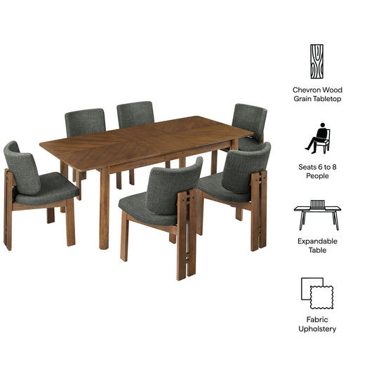 Alba 7-Piece Dining Set by Furniture for America