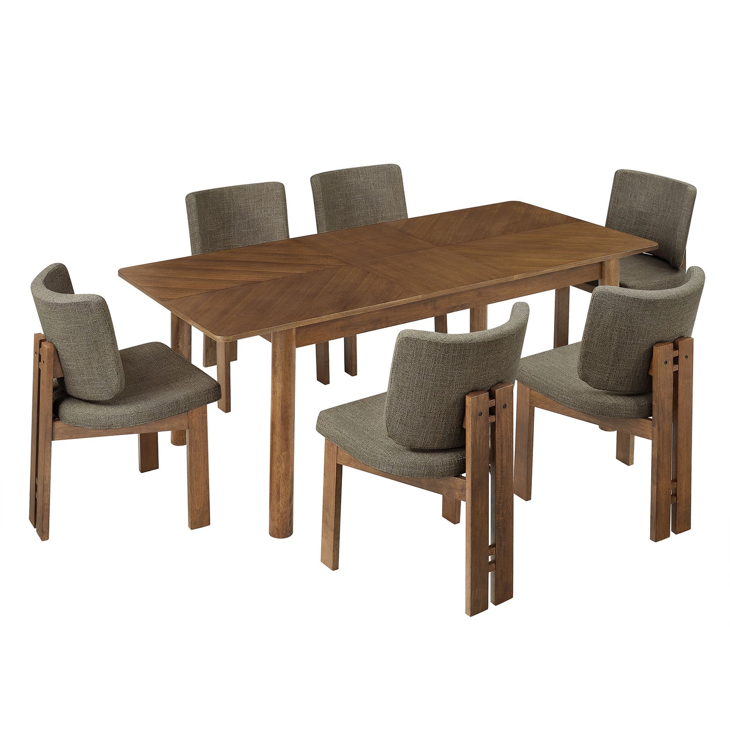 Alba 7-Piece Dining Set by Furniture for America