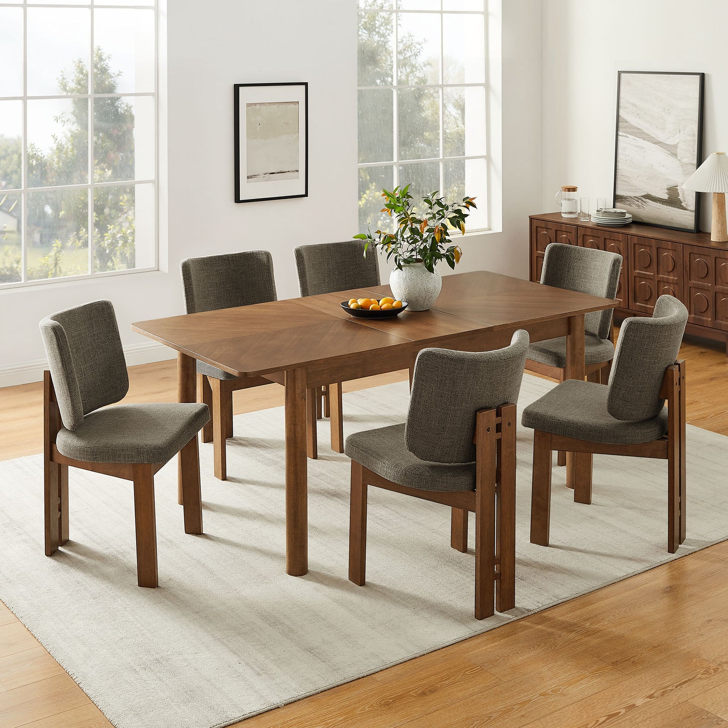 Alba 7-Piece Dining Set by Furniture for America