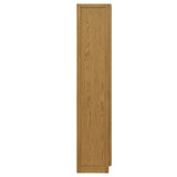 Giselle Solid Wood and Glass Display Cabinet in Oak