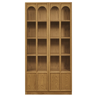 Anwen Solid Wood and Glass Display Cabinet by Furniture for America