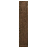 Giselle Solid Wood and Glass Display Cabinet in Walnut