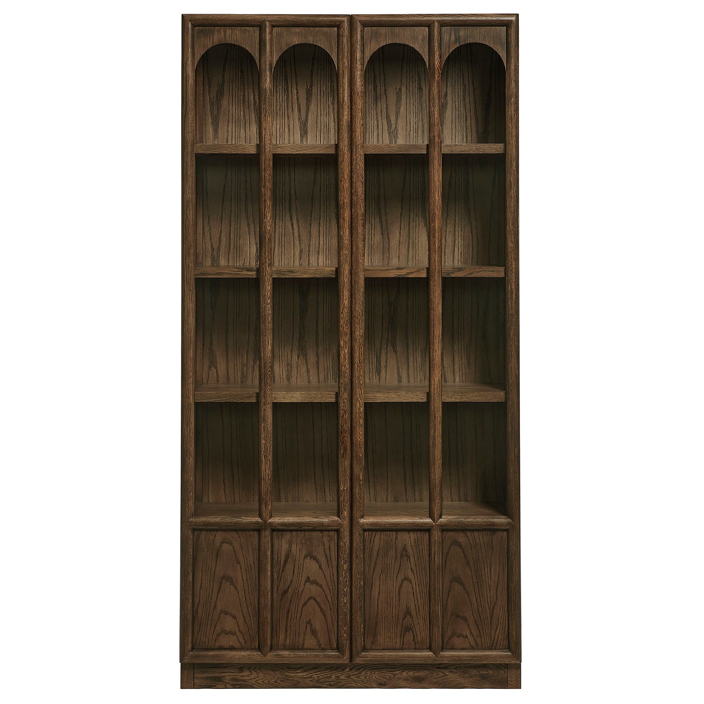 Anwen Solid Wood and Glass Display Cabinet by Furniture for America