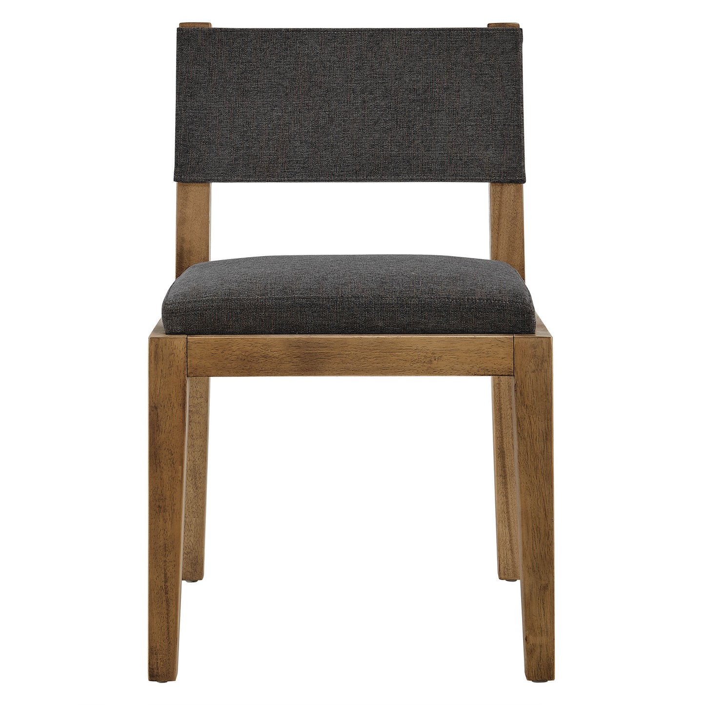 Calder Fabric Upholstered Wood Armless Dining Chair by Furniture for America