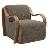 Maestro Lattice Boucle Accent Armchair in Earth
