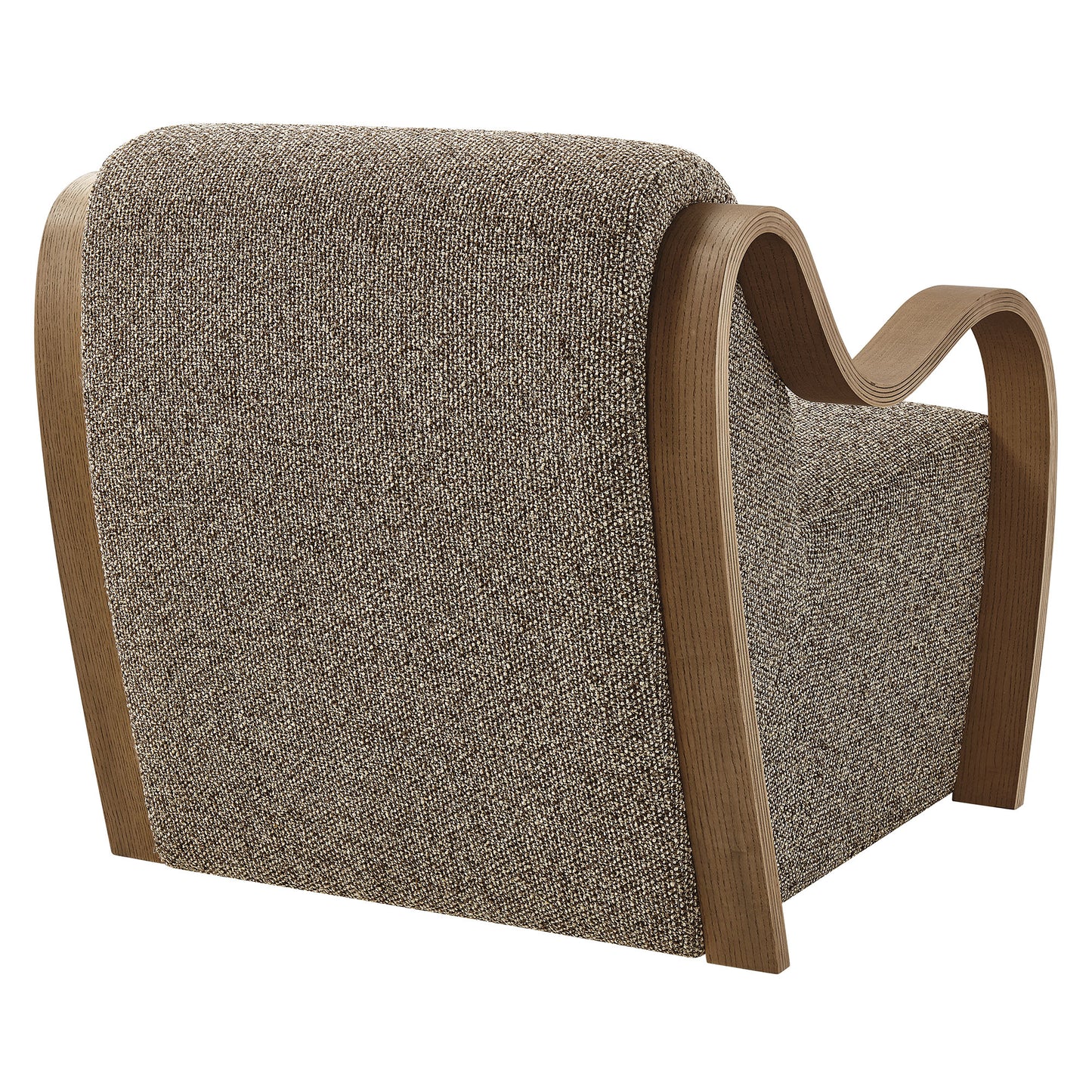 Maestro Lattice Boucle Accent Armchair in Earth